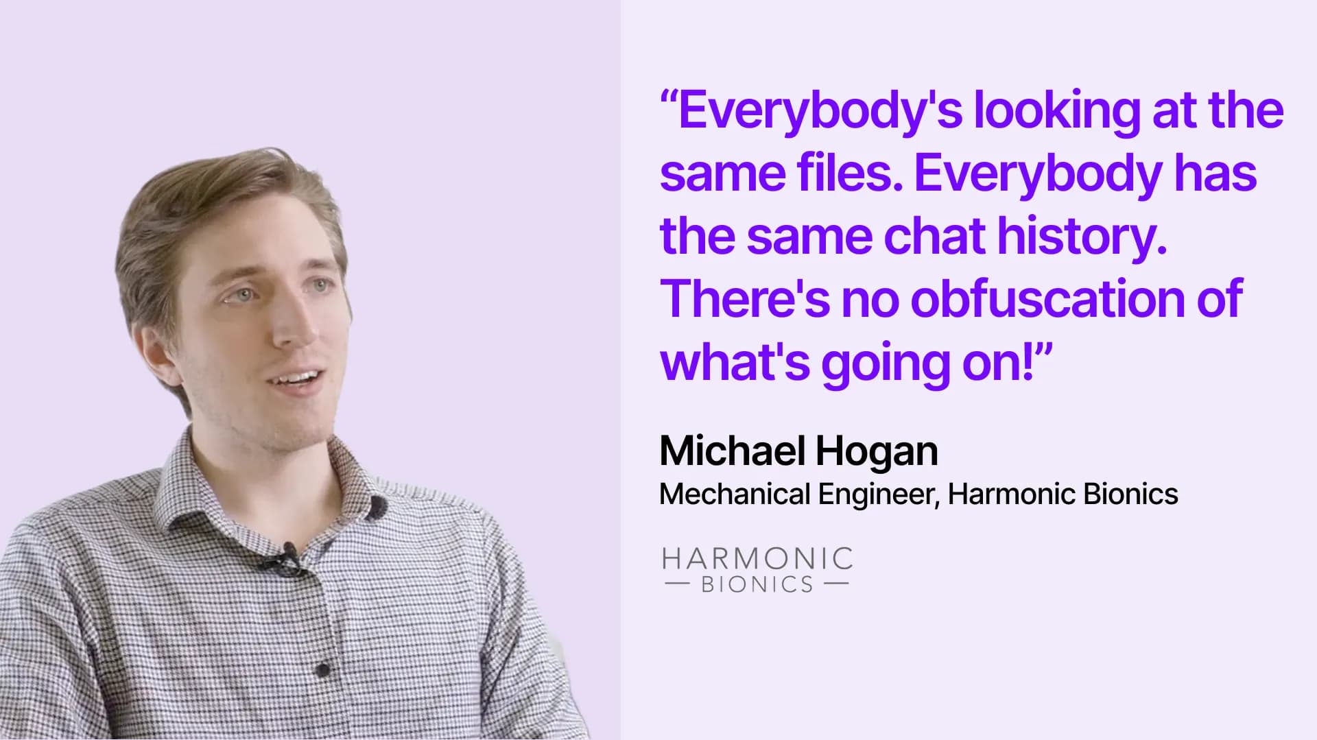 Engineering efficiency with Unifize: Michael Hogan's insights from Harmonic Bionics