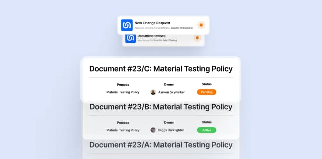 Quality Management Interface