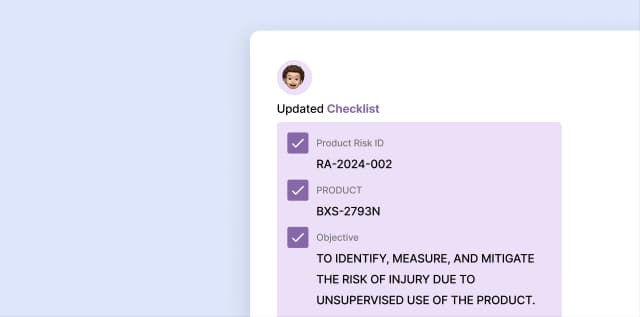 Quality Management Interface