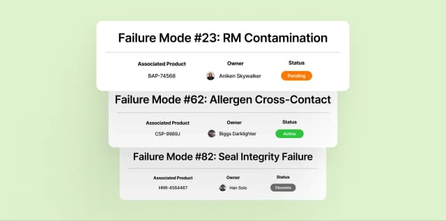 Quality Management Interface