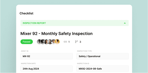 Quality Management Interface
