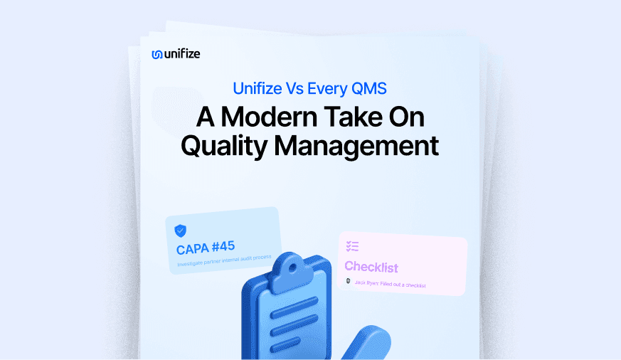 Unifize vs Every QMS: A Modern Take on Quality Management