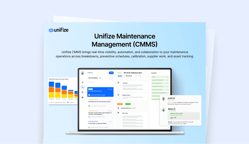 Unifize Maintenance Management (CMMS)